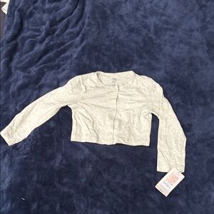 Carter's Light Gray Long Sleeve Tee